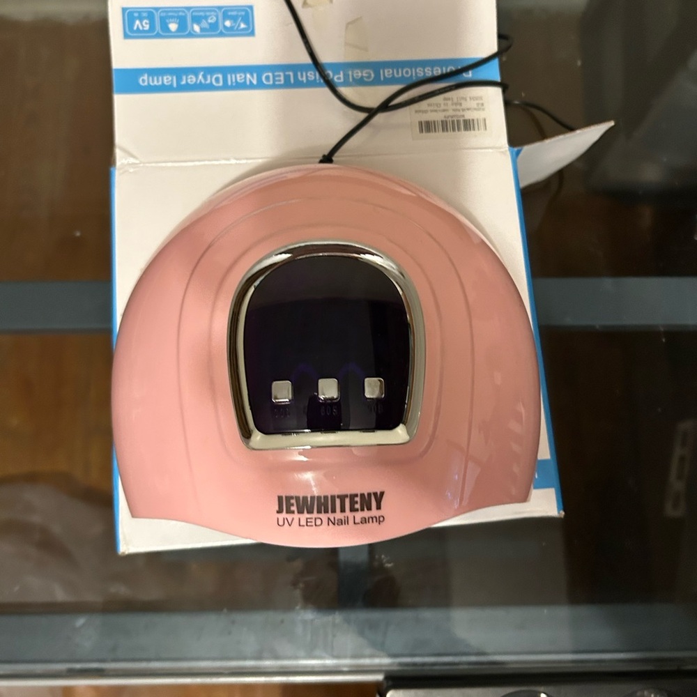 Jewhiteny Pink UV LED Nail Lamp